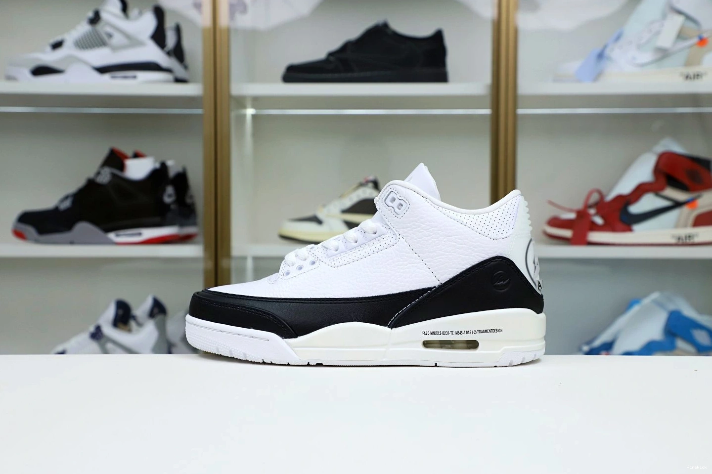 RETRO AIR 'WHITE' X DESIGN 3 JORDAN FRAGMENT SP 0204